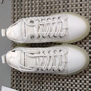 GIUSEPPE ZANOTTI Blabber SNEAKERS WHITE LOW TOP NEW 37